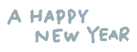 Freezing New Year Sticker