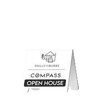 Philly Compass Sticker by Philly and the Burbs