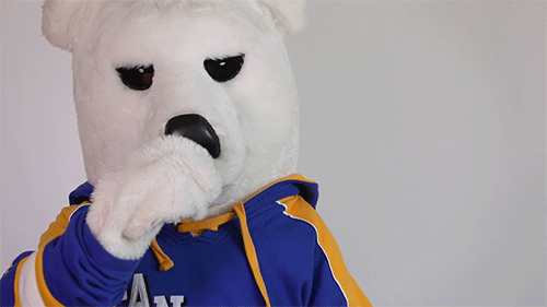 sad mascot gifs GIF by University of Alaska Fairbanks
