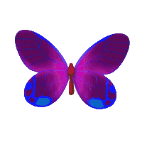 illumiinaani summer spring rave butterfly Sticker