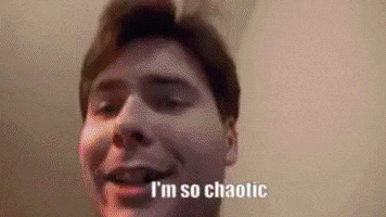 Laxeros giphygifmaker mancarrryingthings sochaotic im so chaotic GIF