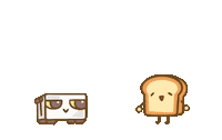 Toast Sticker