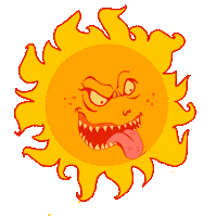 Summer Sun Sticker