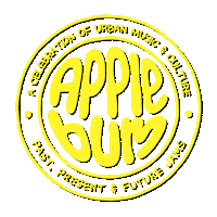 Applebum dance music party club Sticker