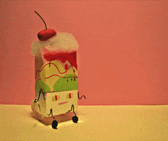 stop-motion robot GIF