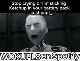 Stop Crying I Robot GIF