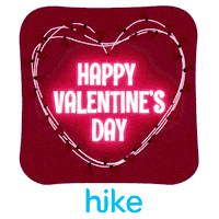 valentines day kiss Sticker by Hike Messenger