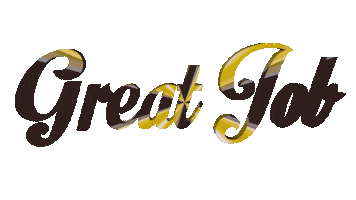 Great Job Wow Sticker