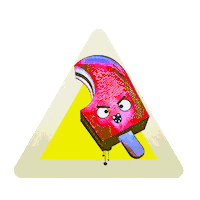 Angry Ice Cream Sticker by bastardidentro
