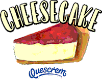 Cheesecake Creamcheese Sticker by Quescrem