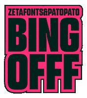 Bingofff Sticker by Zetafonts Type Foundry