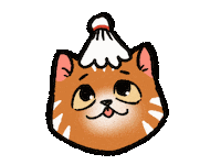 Pakhitou_ cat smash badminton webtoon Sticker