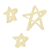 KennaKalligraphy happy stars moon sparkle Sticker