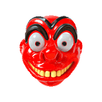 Halloween Mask Sticker by Anne Horel