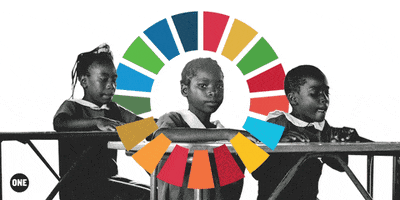 goals sustainable climate change goalkeeper development GIF