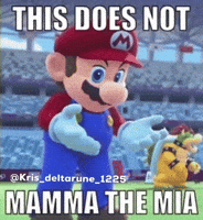 Kris_deltarune_1225 mario luigi super mario sm GIF