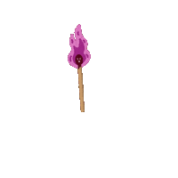 Illustration Burn Sticker