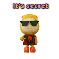 Top Secret Shut Up Sticker by Gumazing