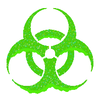 Neon Glitter Sticker