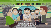 swimming pool randy marsh GIF by South Park 