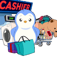 Shopping Spree Sticker by Pudgy Penguins