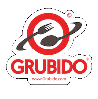 Grubido food international global spoon Sticker