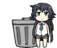 Watching Trash Can Sticker by Jin