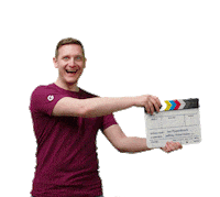 Action Rolling Sticker by Gobsmacked®