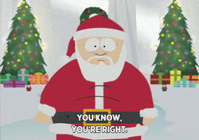 santa considering GIF by South Park 