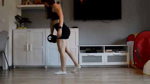 Monakraljica giphygifmaker leg workout single leg deadlift GIF