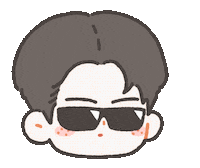 Sunglasses Heejin Sticker
