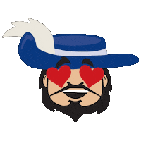 Calvin Hearteye Sticker by Cabrini University