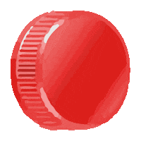 Recycling Bottlecap Sticker by hulluniunion