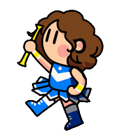 Costa Rica Latina Sticker by JenChibi