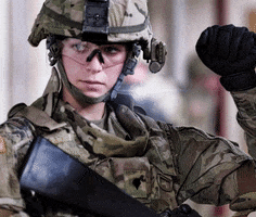 Warning Hold Up GIF by California Army National Guard