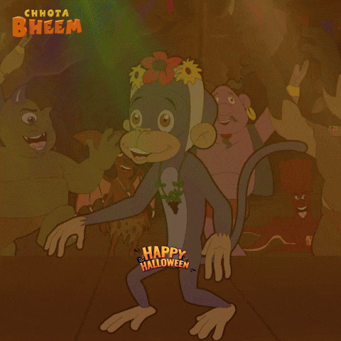 Halloween Ghost GIF by Chhota Bheem
