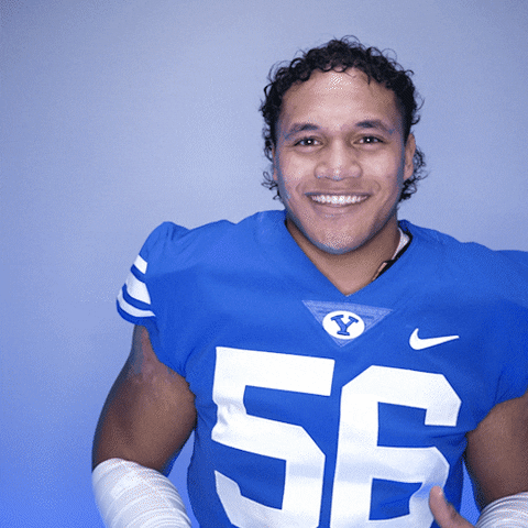 Byu Football Sport GIF by BYU Cougars