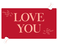 I Love You Heart Sticker by Bons baisers de Paname