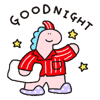 Sleepy Night Night Sticker