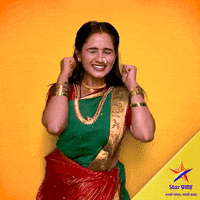Saree Marathi GIF by Star Pravah