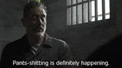 Twd Poop GIF by The Walking Dead