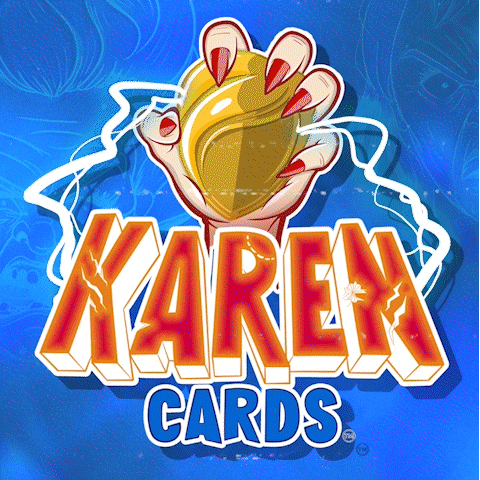 karencardstcg side eye karen peekaboo watching you GIF