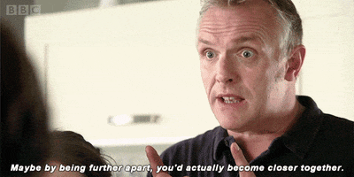 ken thompson long distance relationship GIF by BBC