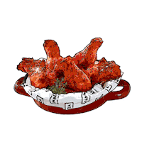 FoodBox pizza chicken pollo tapas Sticker