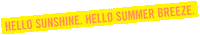 Summer Hello Sticker by Beymen