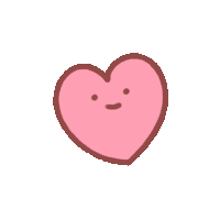 Heart Love Sticker by 大白丸丸(daibai maru)
