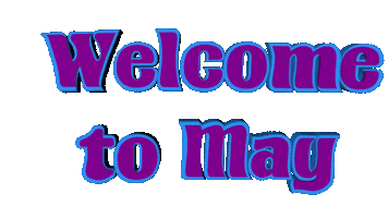 May Welcome To Sticker by OpticalArtInc.
