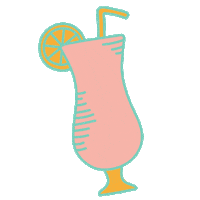 Summer Drink Sticker by Create Cultivate