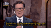 stephen colbert swimming GIF by Refinery 29 GIFs