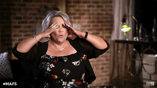 jesus wtf GIF by Married At First Sight Australia